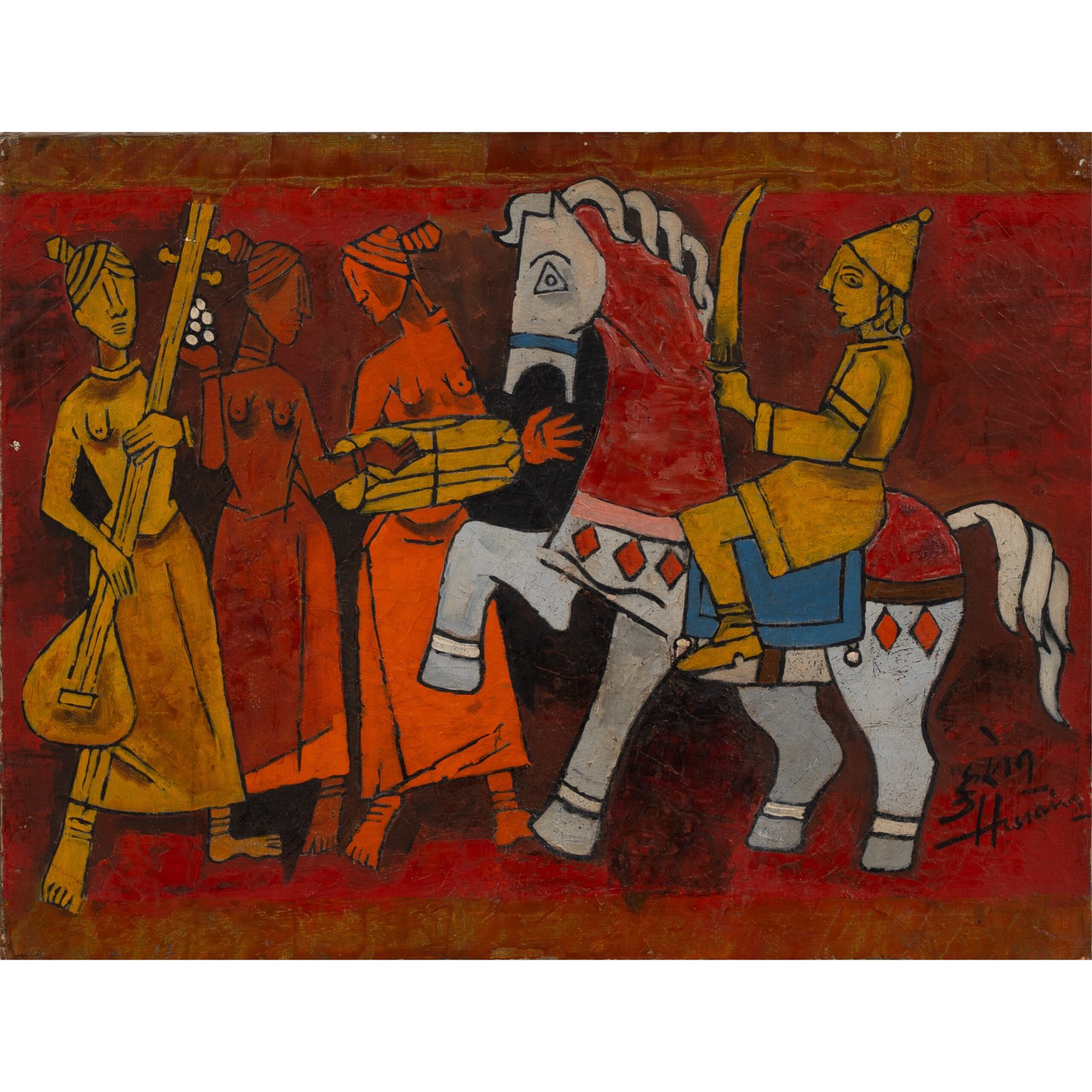 Mf Husain Painting Mf Husain Painting