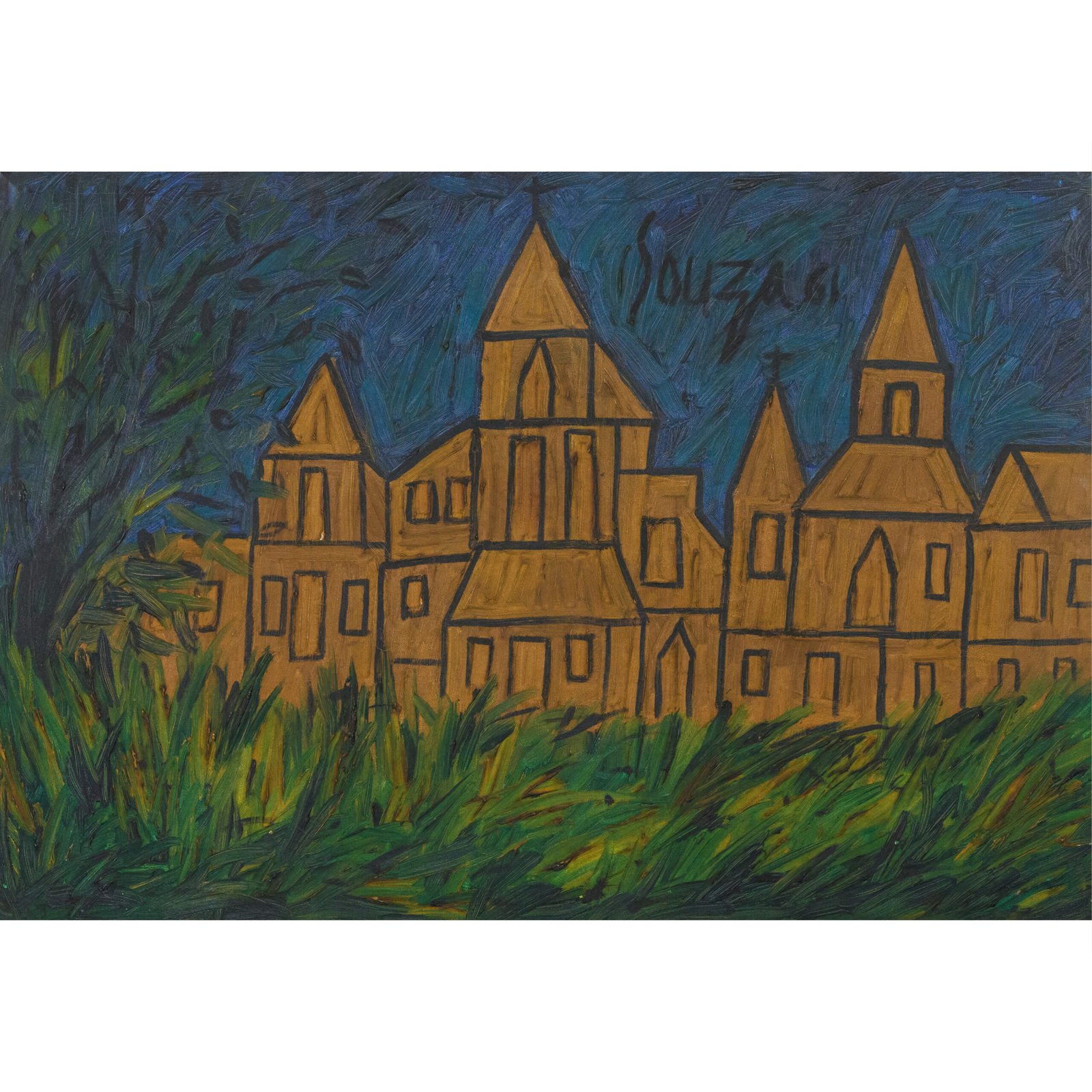 Fn Souza Painting Fn Souza Painting